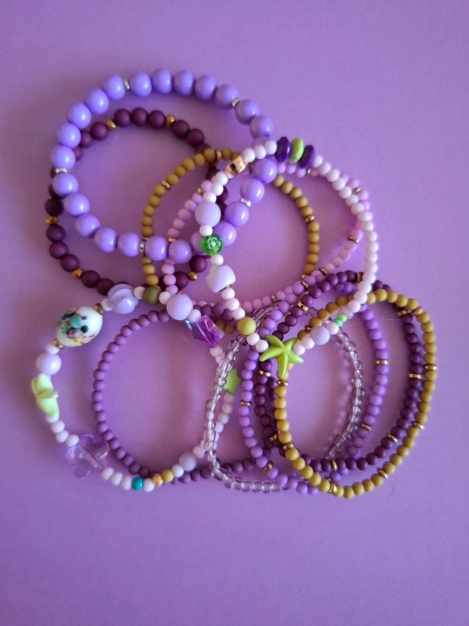 Ensemble de bracelets violets – photo 2
